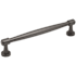 Jeffrey Alexander Jules 6-5/16" Center to Center (160mm) Elegant Modern Tapered Cabinet Bar Handle / Drawer Bar Pull Brushed Pewter
