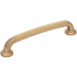Jeffrey Alexander Bremen 1 - 5-1/16" (128mm) Center to Center Modern Industrial Angled Pipe Style Cabinet Handle / Drawer Pull Satin Bronze