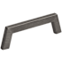 Jeffrey Alexander Ivan 3-3/4" (96mm) Center to Center Mid Century Modern Angled Arch Cabinet Handle / Drawer Pull Brushed Pewter