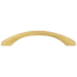 Jeffrey Alexander Philip 5-1/16" Center to Center Arch Bow Elegant Cabinet Handle / Drawer Pull Brushed Gold