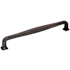 Jeffrey Alexander Fontana 8-13/16" (224mm) Center to Center Elegant Curved Square Cabinet Handle / Drawer Pull Brushed Oil Rubbed Bronze