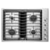 JennAir 30 Inch Wide 4 Burner Gas Cooktop Stainless Steel