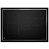 JennAir 30 Inch Wide 4 Burner Electric Cooktop with Top Mounted Controls and Hot Surface Indicator Light Stainless Steel