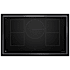 JennAir 36 Inch Wide 5 Burner Electric Cooktop with Top Mounted Controls and Hot Surface Indicator Light Stainless Steel