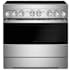 JennAir 36 Inch Wide Free Standing Induction Range with Knob Controls and Meat Thermometer Stainless Steel