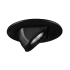 Jesco Lighting 6 Inch Recessed Directional Trim Black