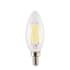 JONATHAN Y Lighting Pack of (6) 4 Watt C35 Candelabra (E12) LED Bulbs - 420 Lumens, 2700K, and 80CRI Clear