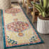 JONATHAN Y Lighting Bohemian FLAIR 2-1/4' x 8' Polypropylene Vintage Traditional Runner Cream / Orange