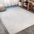 JONATHAN Y Lighting Contemporary POP 7-3/4' x 10' Polypropylene Vintage Indoor Area Rug Blue / Cream