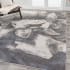 JONATHAN Y Lighting 4' x 6' Polypropylene Abstract Indoor/Outdoor Rectangular Area Rug Gray / Cream