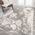 JONATHAN Y Lighting 5' x 8' Polypropylene Abstract Indoor/Outdoor Rectangular Area Rug Gray / Cream