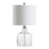 JONATHAN Y Lighting Gemma 19" Tall LED Table Lamp Chrome / Clear