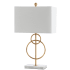 JONATHAN Y Lighting Haines 26" Tall LED Table Lamp Gold Leaf