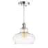 JONATHAN Y Lighting Hampton 9" Wide LED Mini Pendant Chrome