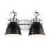 JONATHAN Y Lighting Phineas 2 Light 16" Wide LED Vanity Light Black