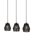 JONATHAN Y Lighting Ibiza Island 3 Light 30" Wide LED Linear Pendant Black