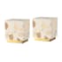 JONATHAN Y Lighting Lara Set of (2) 5" Tall LED Accent Table Lamp Ivory / Brass Gold