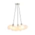 JONATHAN Y Lighting Aubrey 3 Light 24" Wide LED Globe Chandelier Brushed Nickel