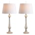 JONATHAN Y Lighting Chloe 33" Tall LED Vase Table Lamp - Set of 2 Champagne