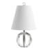 JONATHAN Y Lighting Goddard 16" Tall LED Table Lamp Clear