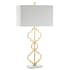 JONATHAN Y Lighting Selina 32" Tall LED Table Lamp Gold Leaf