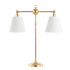 JONATHAN Y Lighting 2 Light 31" Tall LED Tree Table Lamp Gold Leaf