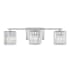 JONATHAN Y Lighting Coco 3 Light 23" Wide LED Bathroom Vanity Light Chrome