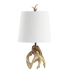 JONATHAN Y Lighting Lodge Antler Single Light 19" Tall LED Novelty Table Lamp Natural