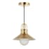 JONATHAN Y Lighting Colin 10" Wide LED Mini Pendant Brass Gold