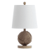 JONATHAN Y Lighting Monkey Fist 18" Tall LED Table Lamp Brown