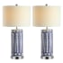 JONATHAN Y Lighting Sulka 27" Tall LED Table Lamp - Set of 2 Navy
