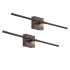 JONATHAN Y Lighting Set of (2) - Makena 2 Light 28" Wide LED Bath Bar Black