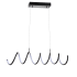 JONATHAN Y Lighting Ali 31" Wide LED Linear Chandelier Black
