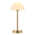 JONATHAN Y Lighting Xavier 13" Tall LED Buffet Table Lamp Brass Gold