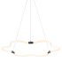JONATHAN Y Lighting Nuvola 32" Wide LED Abstract Chandelier Black