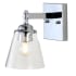 JONATHAN Y Lighting Marion Single Light 8" Tall Bathroom Sconce Chrome