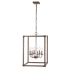 JONATHAN Y Lighting Magnolia 6 Light 16" Wide LED Pendant Brown