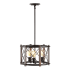 JONATHAN Y Lighting Ferme 3 Light 16" Wide LED Pendant Oil Rubbed Bronze / Brown