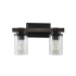 JONATHAN Y Lighting Bungalow 2 Light 15" Wide LED Bathroom Vanity Light Oil Rubbed Bronze