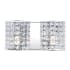 JONATHAN Y Lighting Clara 2 Light 15" Wide LED Bathroom Vanity Light Chrome