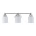JONATHAN Y Lighting Lydia 3 Light 24" Wide LED Bathroom Vanity Light Chrome