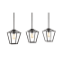JONATHAN Y Lighting Grace 3 Light 37" Wide LED Multi Light Linear Pendant Oil Rubbed Bronze