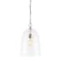 JONATHAN Y Lighting Matilda 10" Wide LED Pendant Nickel / Clear