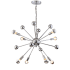 JONATHAN Y Lighting Glenn 8 Light 23" Wide LED Sputnik Chandelier Chrome