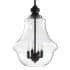 JONATHAN Y Lighting Adam 4 Light 16" Wide LED Pendant Oil Rubbed Bronze