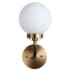 JONATHAN Y Lighting Caleb 12" Tall LED Wall Sconce Brass Gold / Black