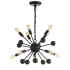 JONATHAN Y Lighting Orbit 10 Light 20" Wide LED Chandelier Black