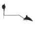 JONATHAN Y Lighting Frank 17" Tall LED Wall Sconce Black / Brass Gold