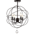 JONATHAN Y Lighting Alma 4 Light 16" Wide LED Semi-Flush Ceiling Fixture Oil Rubbed Bronze