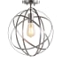 JONATHAN Y Lighting Alma 13" Wide LED Semi-Flush Ceiling Fixture Nickel